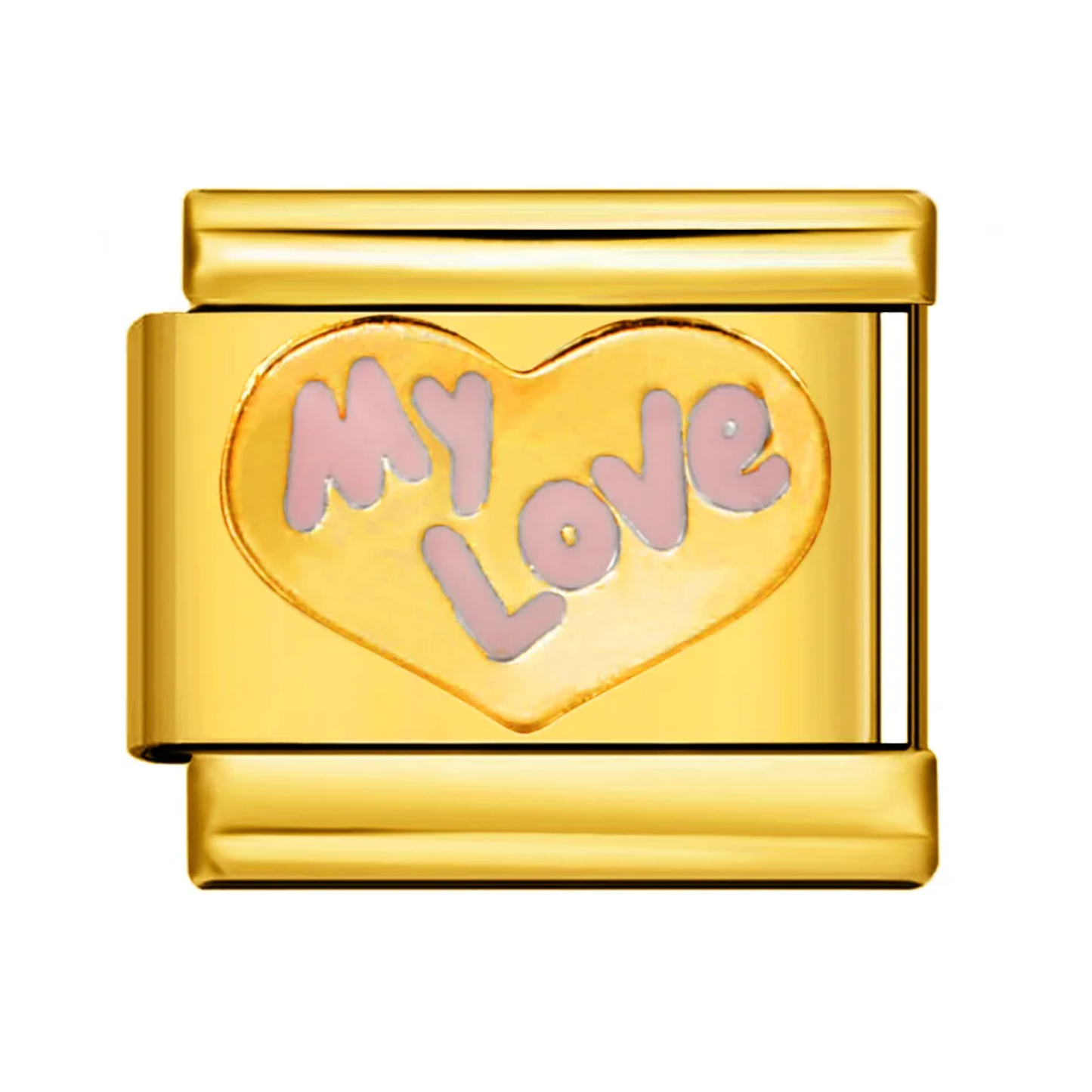 My Love Heart Italian Charm