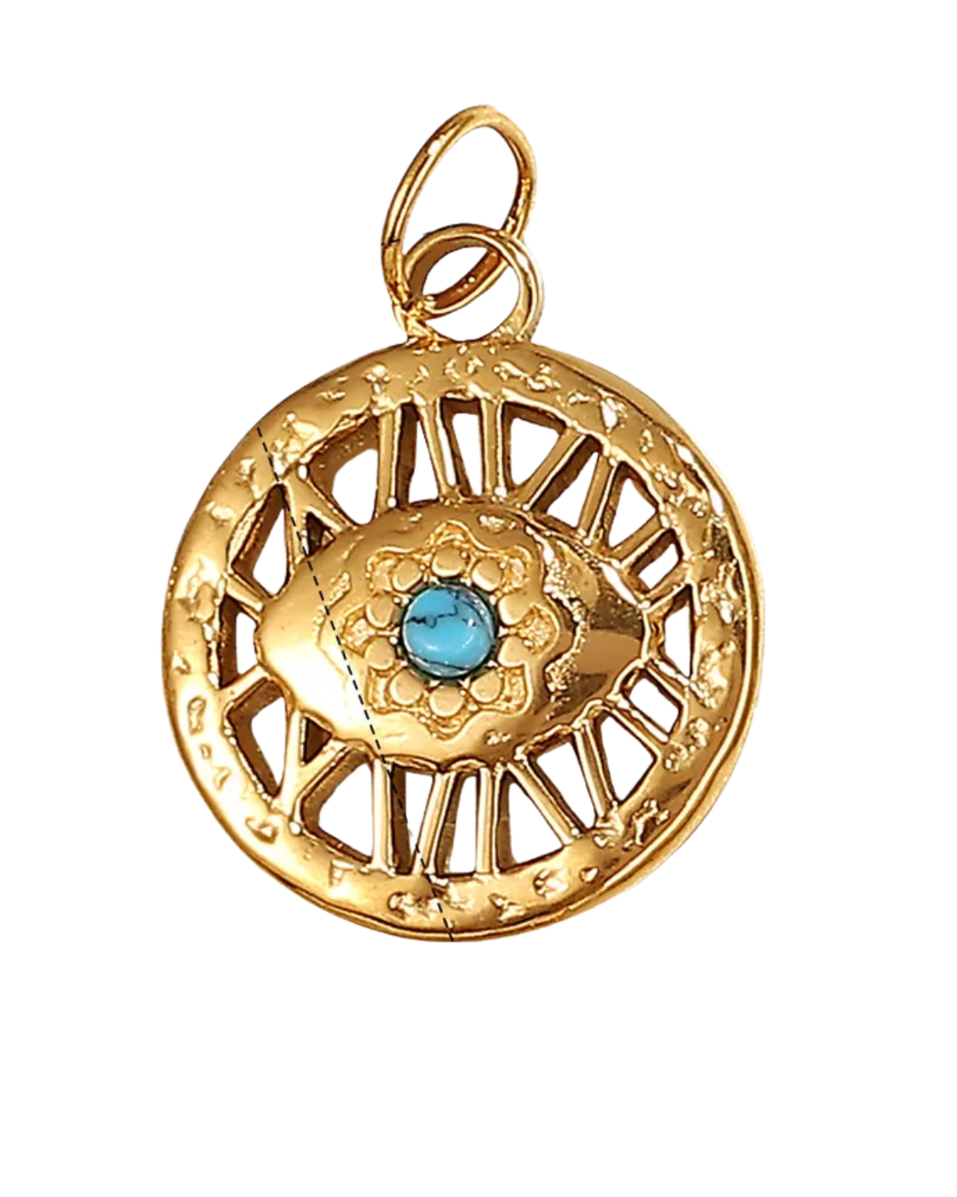Turquoise Eye Charm