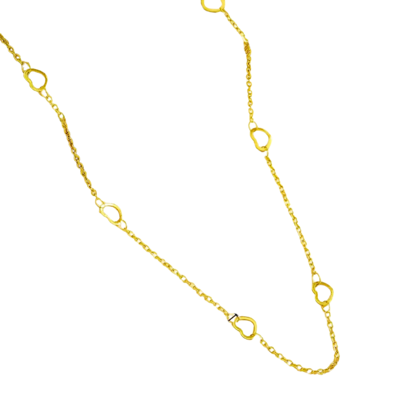 Heart Cross Link Necklace