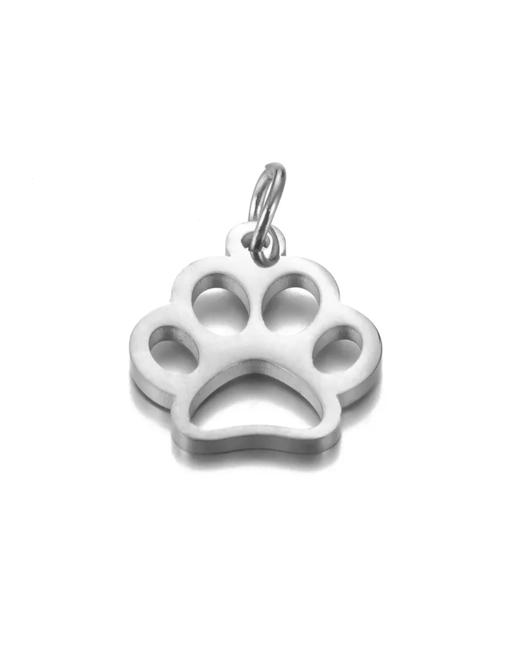 Open Heart Paw Charm
