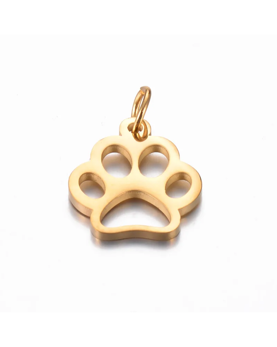 Open Heart Paw Charm