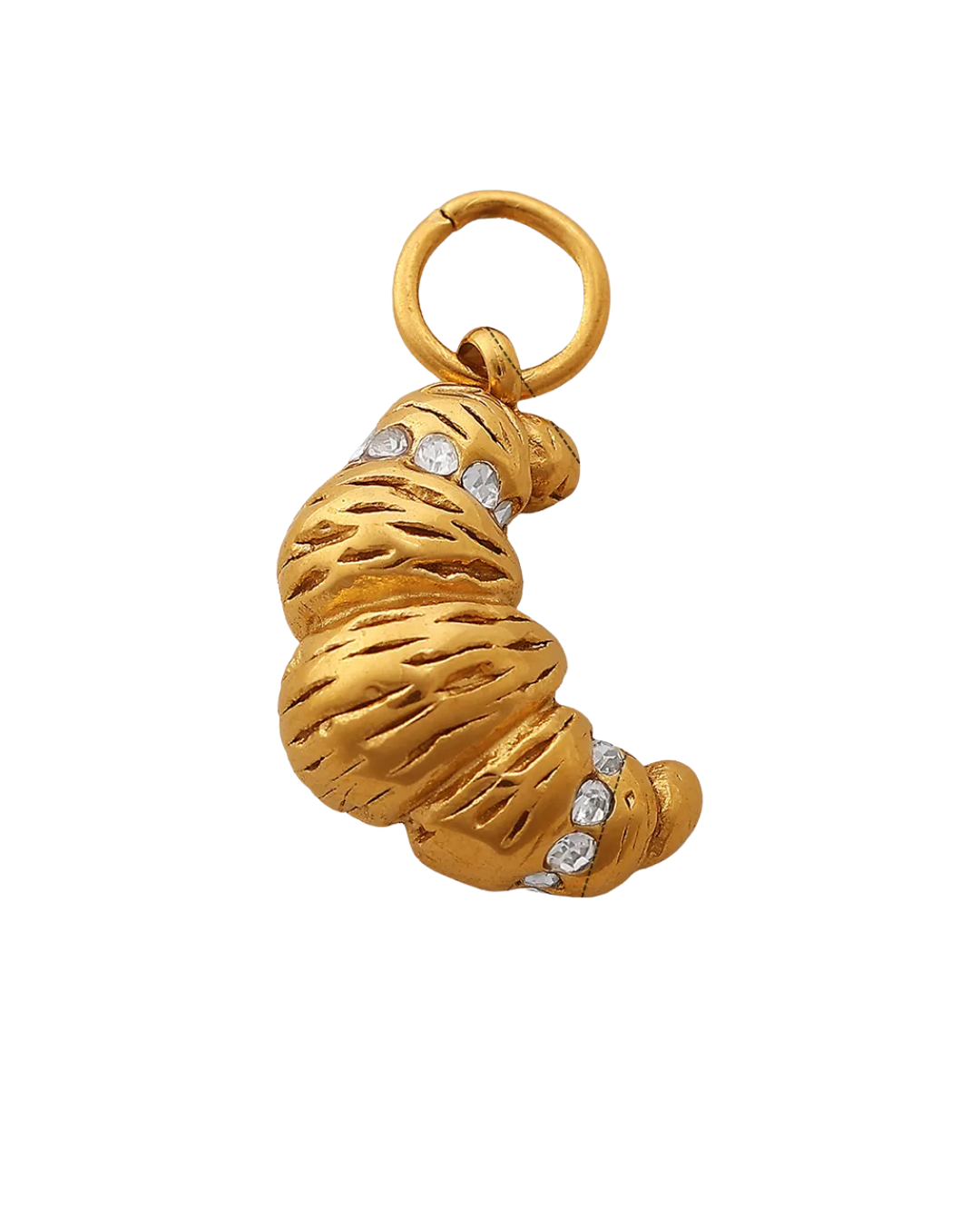 Crystal Croissant Charm