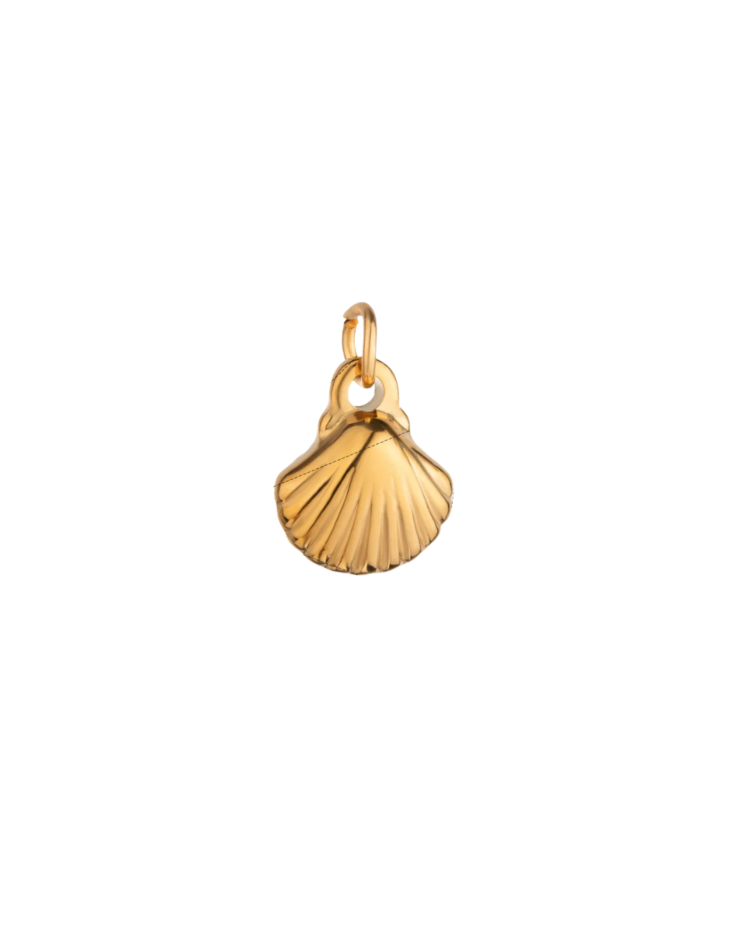 Golden Seashell Charm