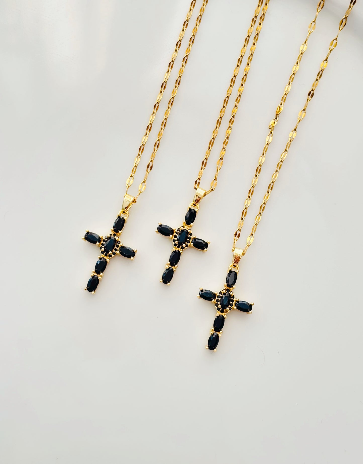 Black Cross Necklace