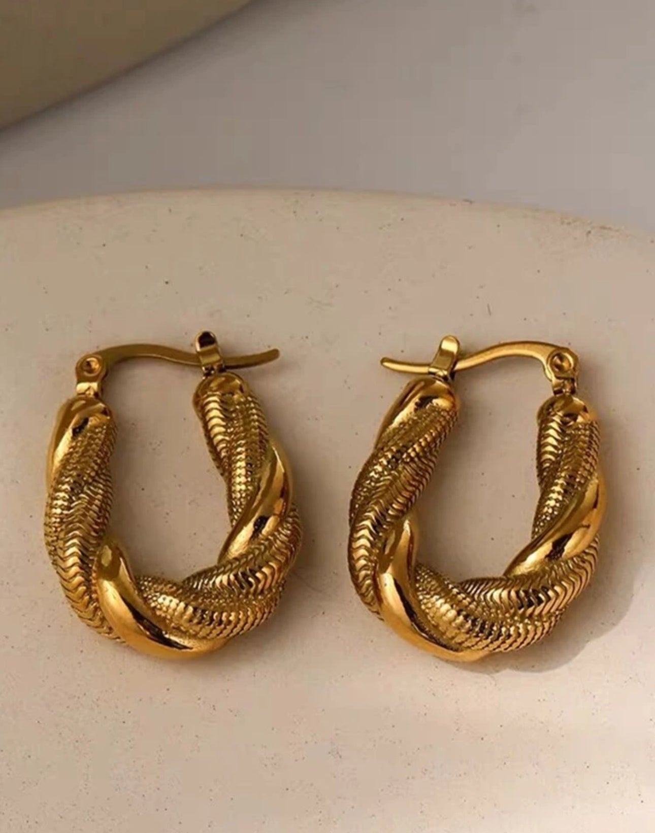 Regal Swirl Hoops