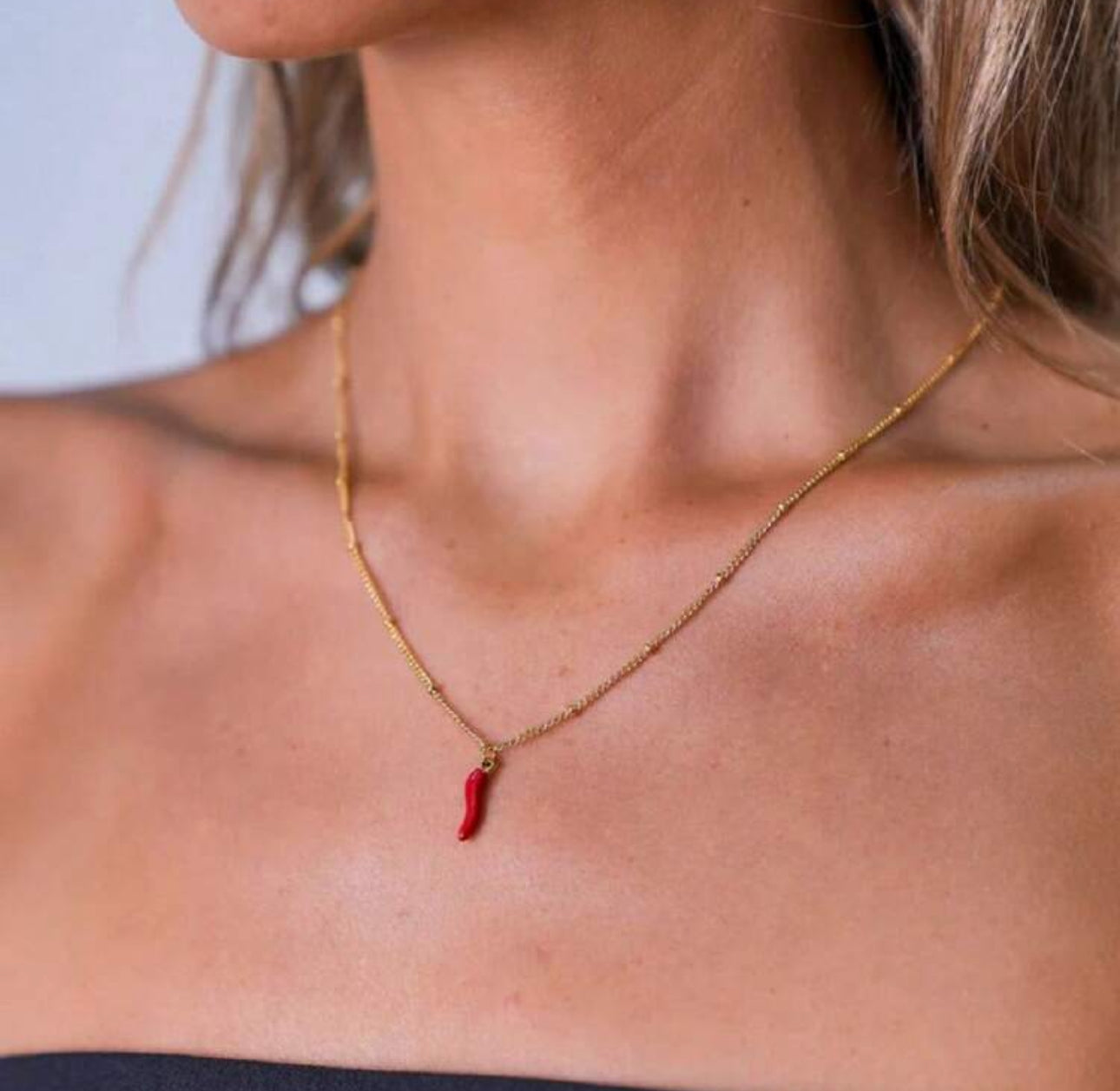 Crimson Flame Necklace
