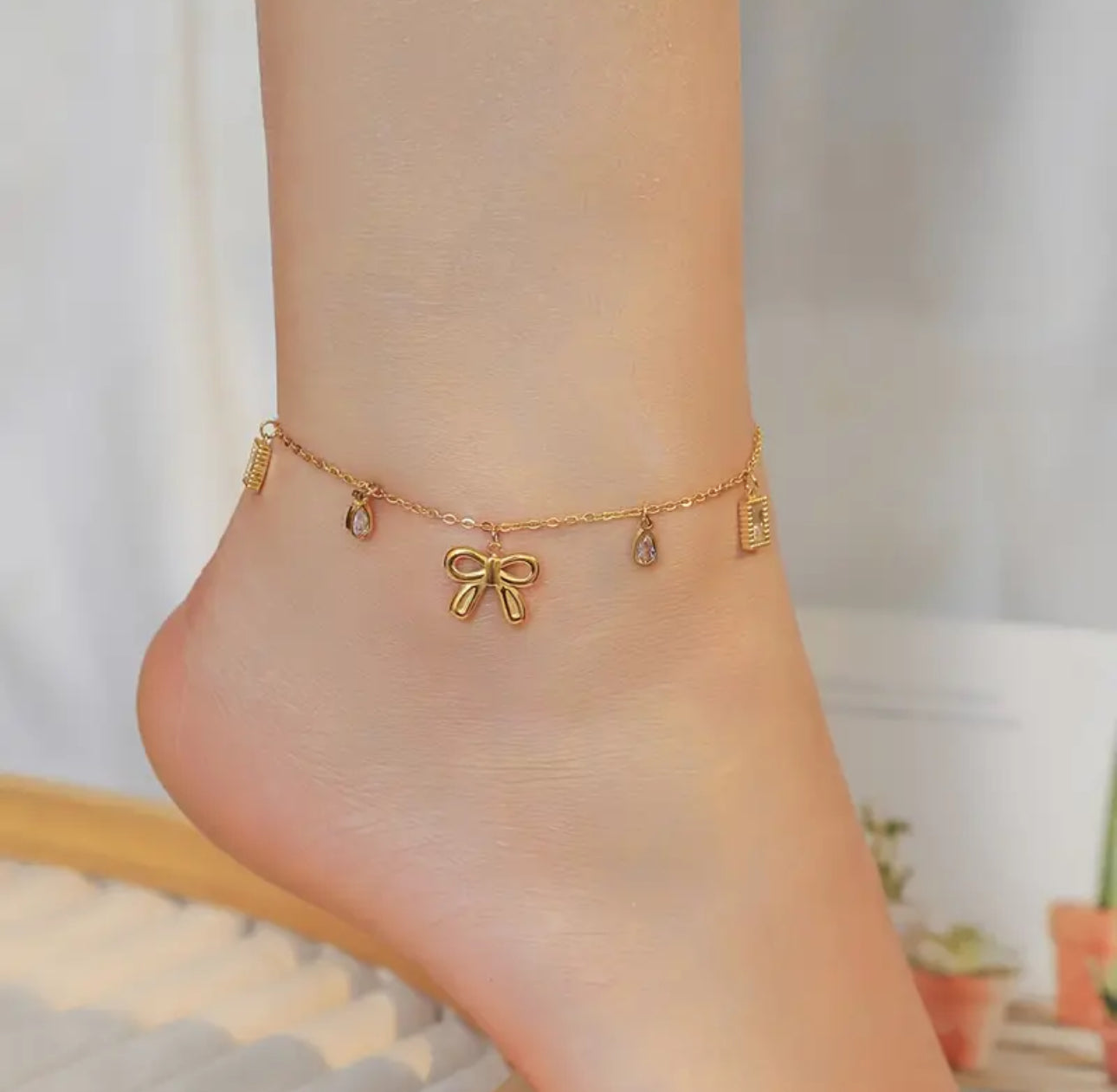 Golden Whimsy Anklet