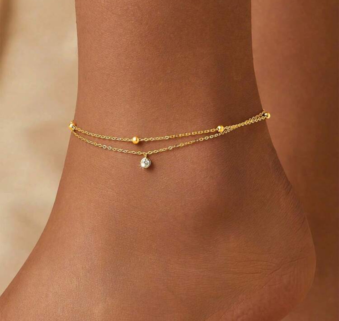 Dainty Drizzle Anklet