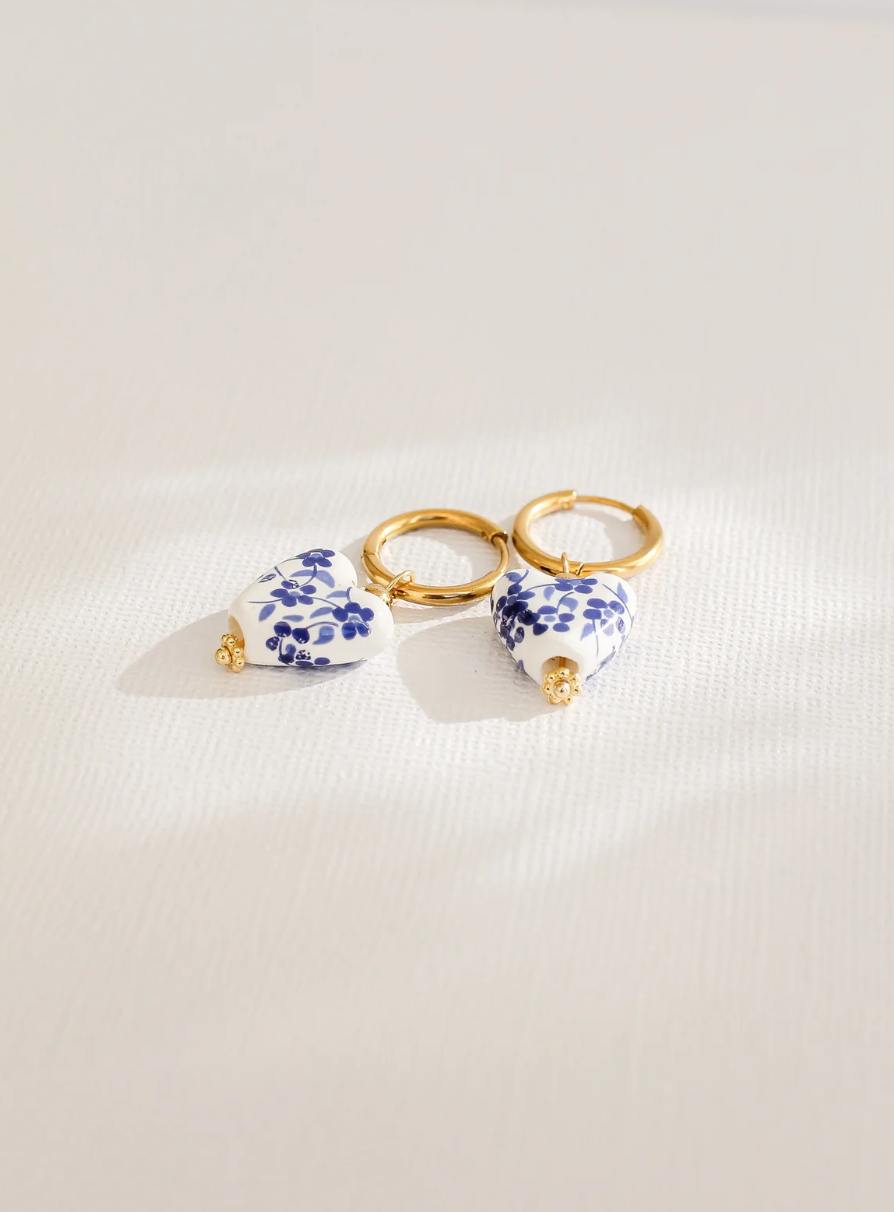 Ceramic Elegance Dangles