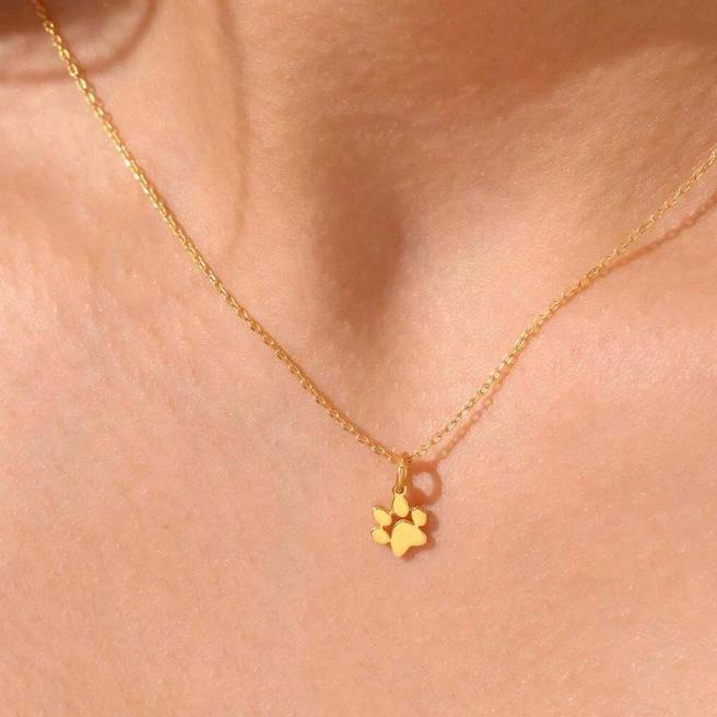 Paw Pendant Necklace