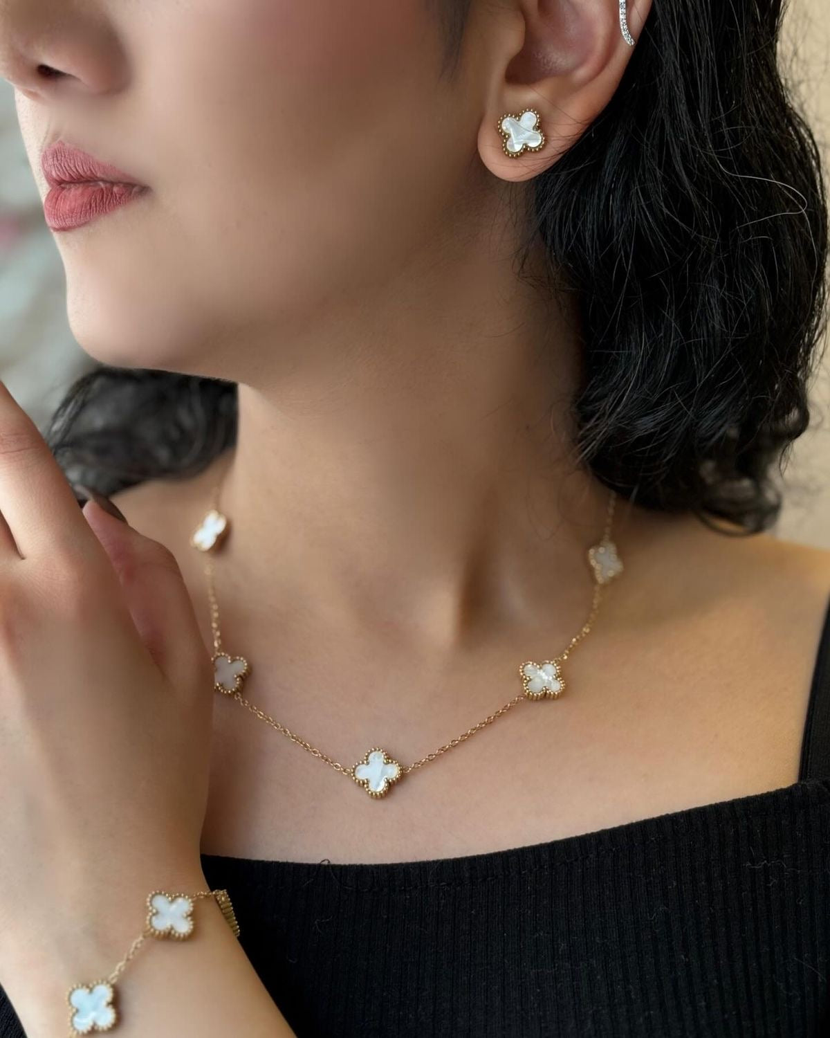 Multi Clover Necklace