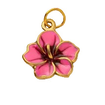 Pink Hibiscus Charm