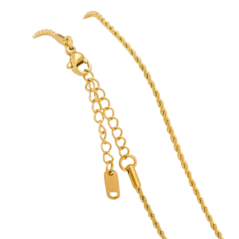 Twisted Rope Chain Necklace