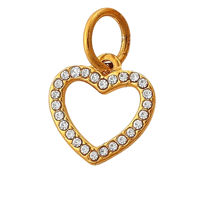 Halo Heart Charm