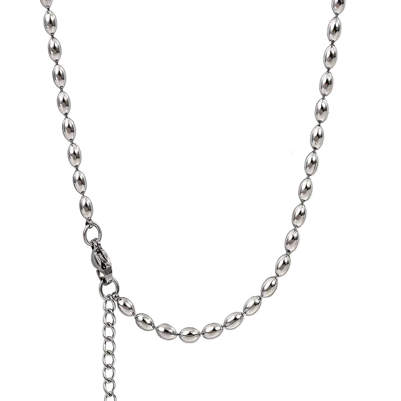 Rice Bead Chain Necklace