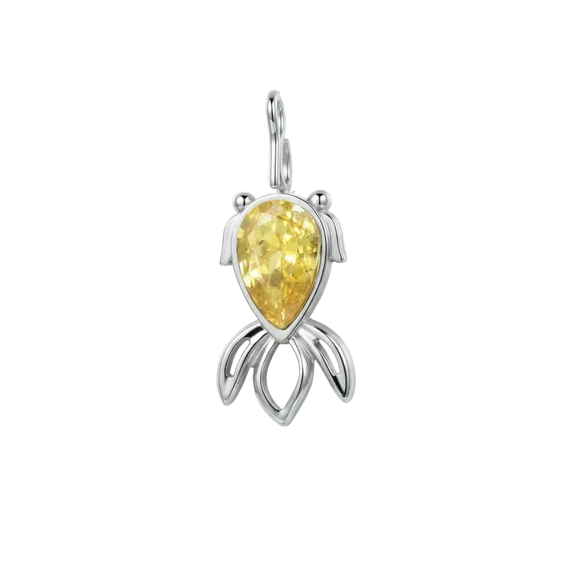 Crystal Koi Charm