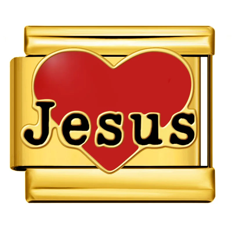 Faith in Jesus Italian Charm