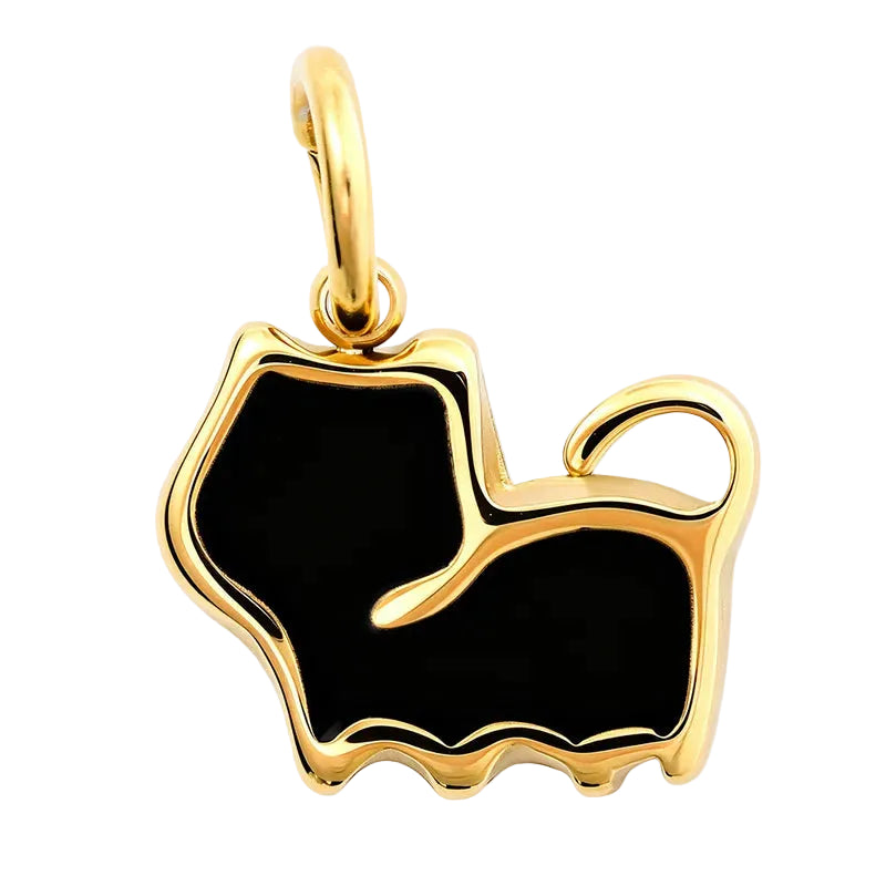 Midnight Cat Charm