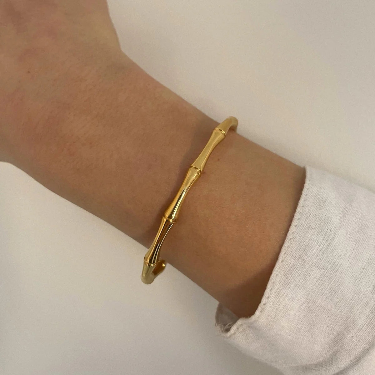 Bamboo Cuff Bangle