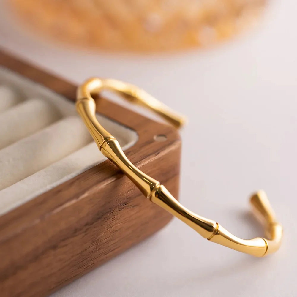 Bamboo Cuff Bangle