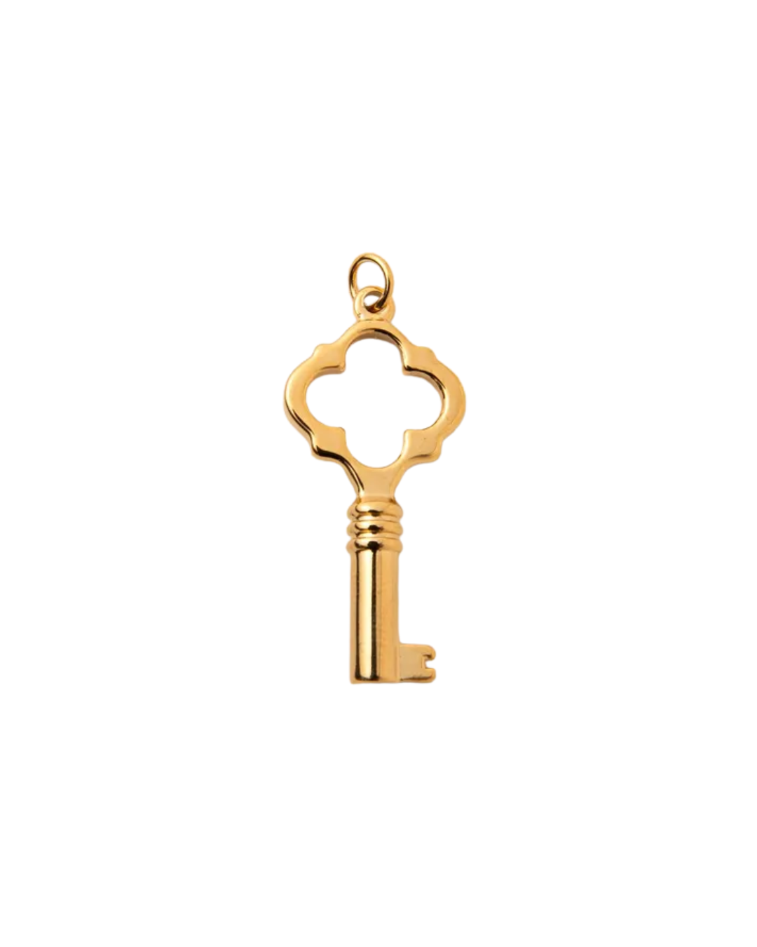 Quatrefoil Key Charm