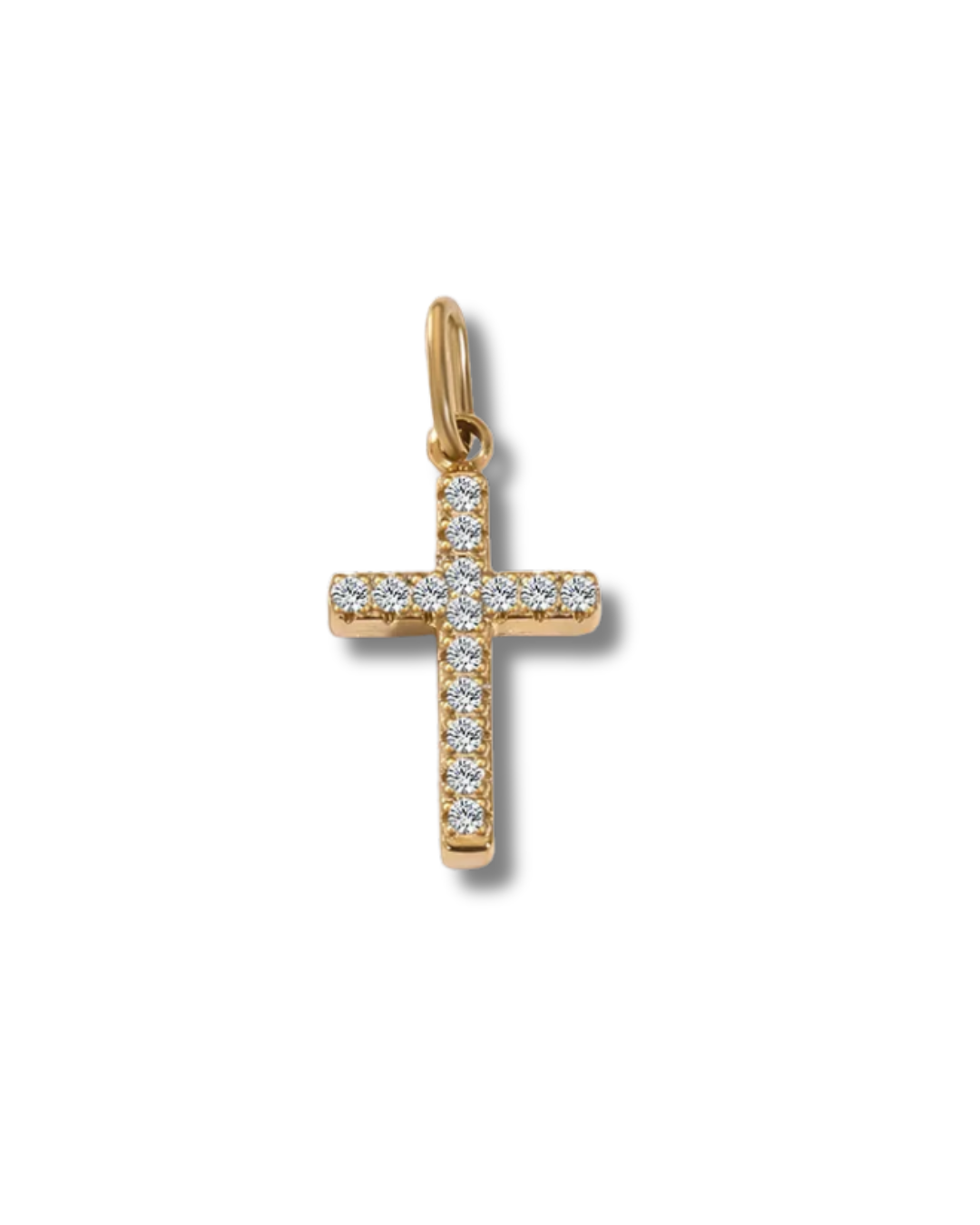 Sparkle Cross Charm