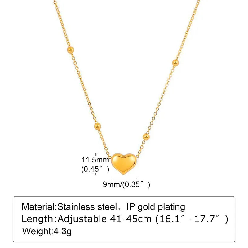 Heartfelt Bead Necklace