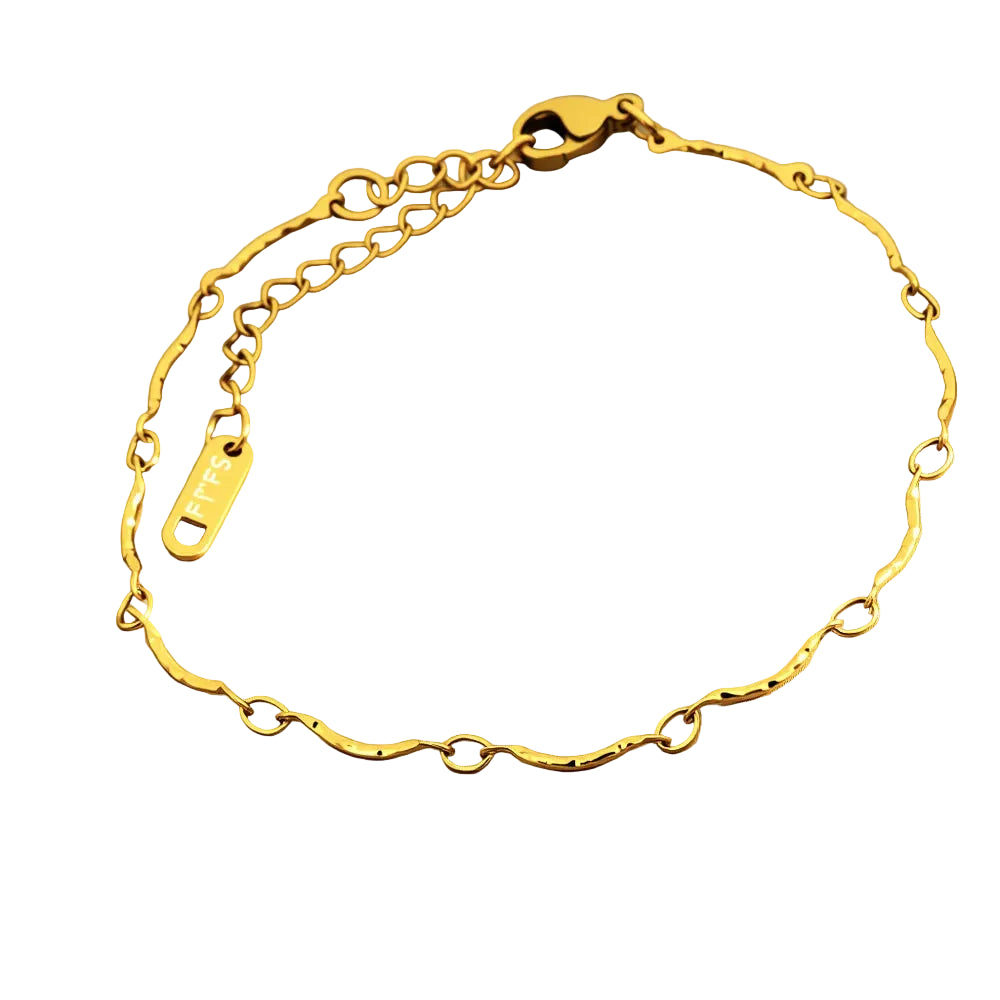 Aurelia Wave Link Bracelet
