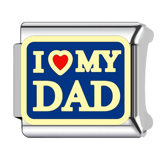 Dad Love Italian Charm
