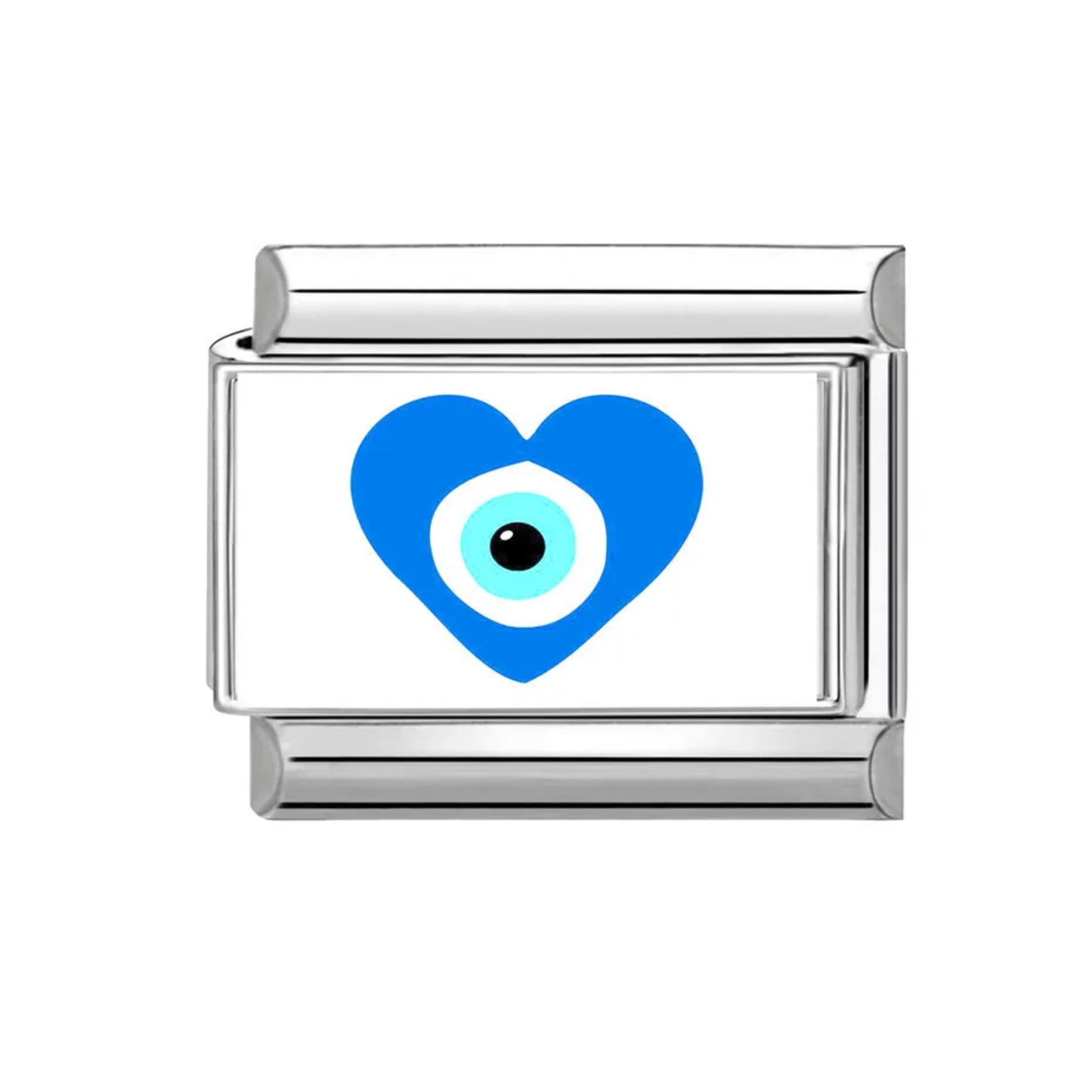 Evil Eye Heart Italian Charm