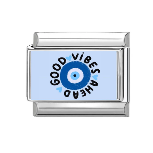 Good Vibes Evil Eye Italian Charm