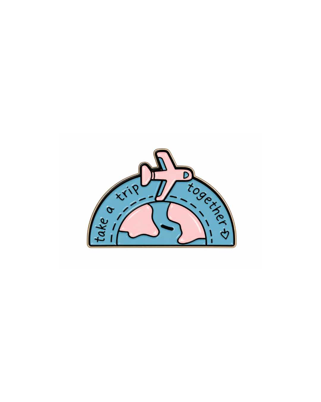 Trip Together Metal Sticker