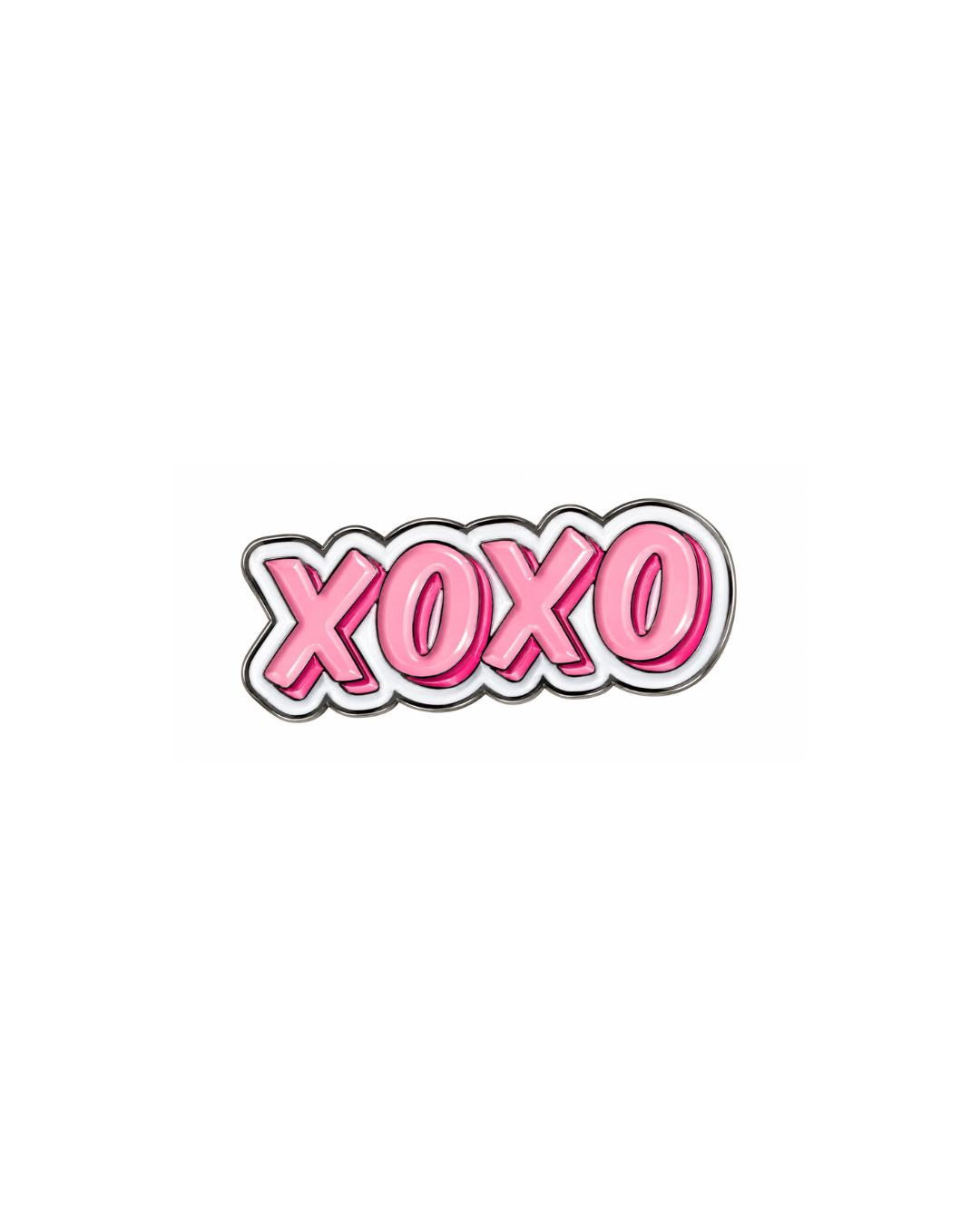 XOXO Metal Sticker