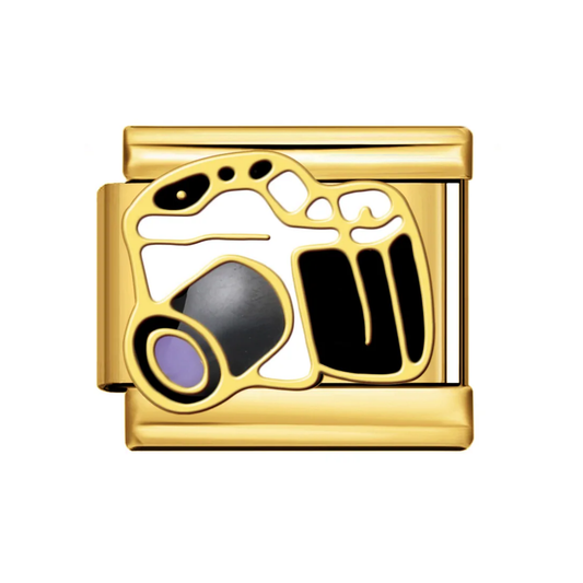 Golden Snapshot Camera Charm