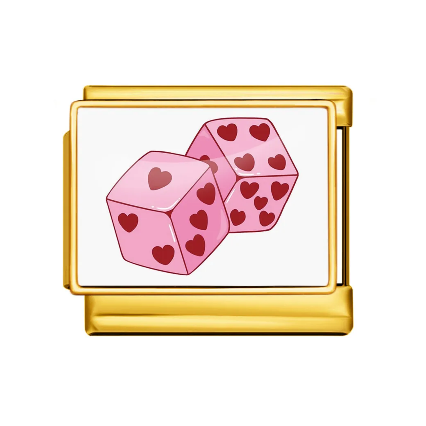 Lucky Love Dice Italian Charm
