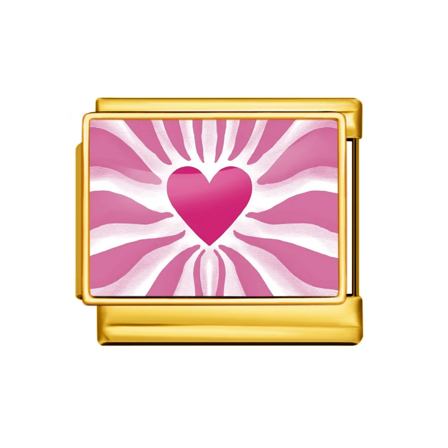 Radiant Love Italian Charm