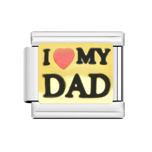 Love You Dad Italian Charm