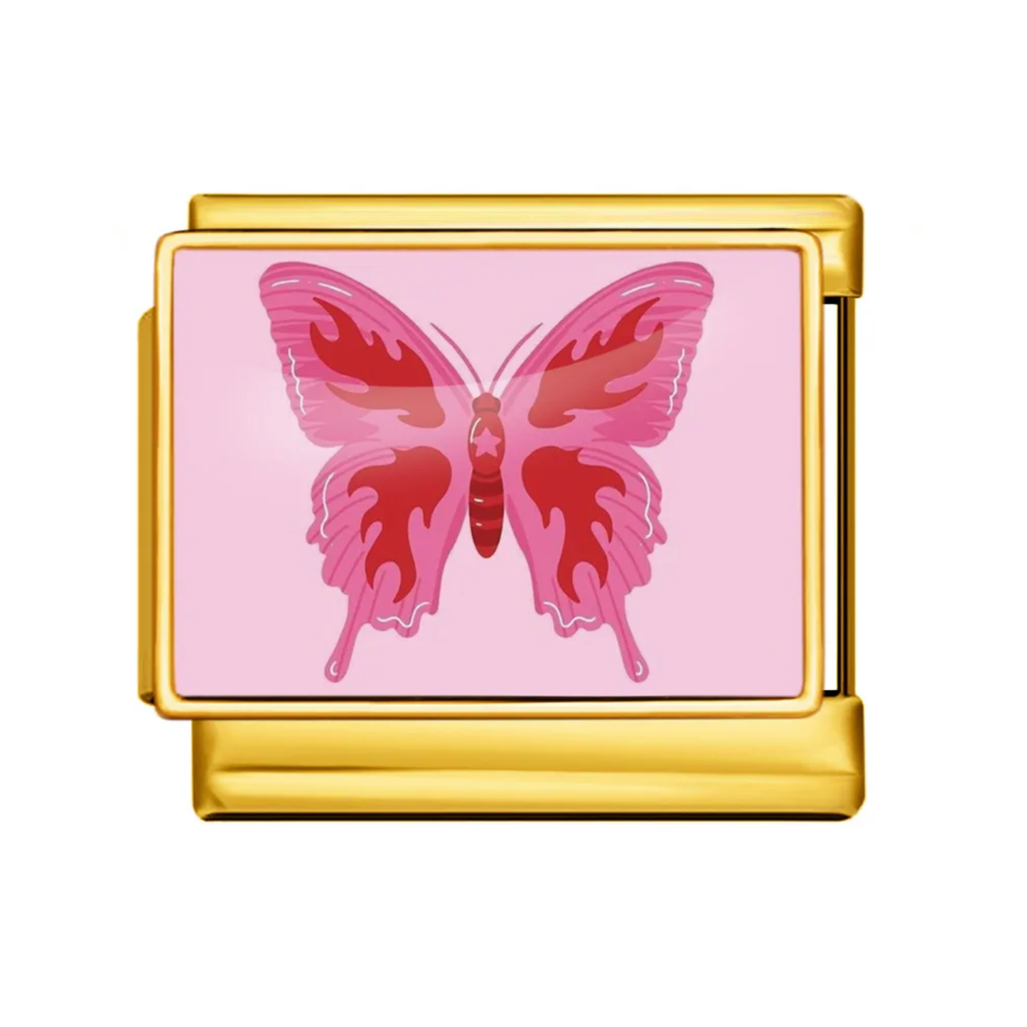 Blush Butterfly Italian Charm