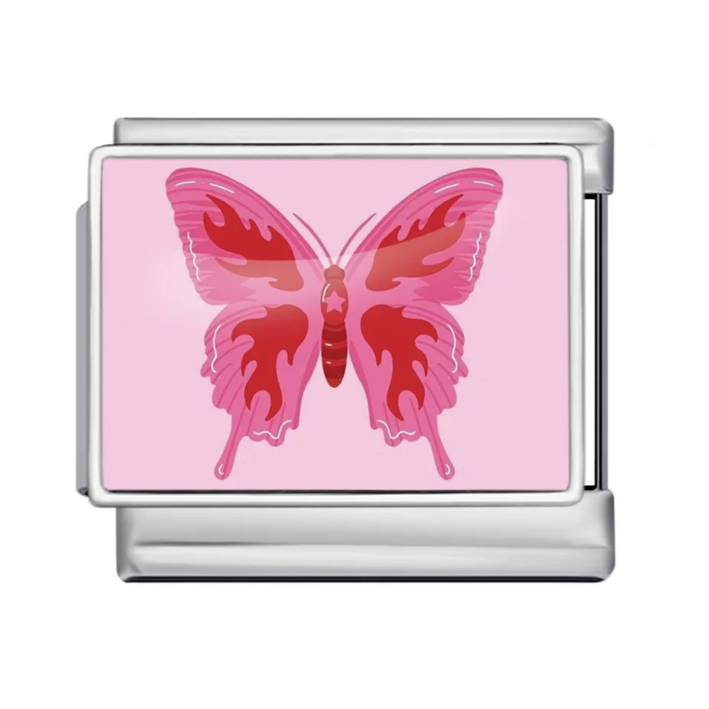 Blush Butterfly Italian Charm