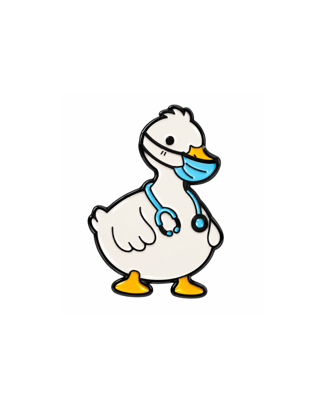 Goose Doctor Metal Sticker