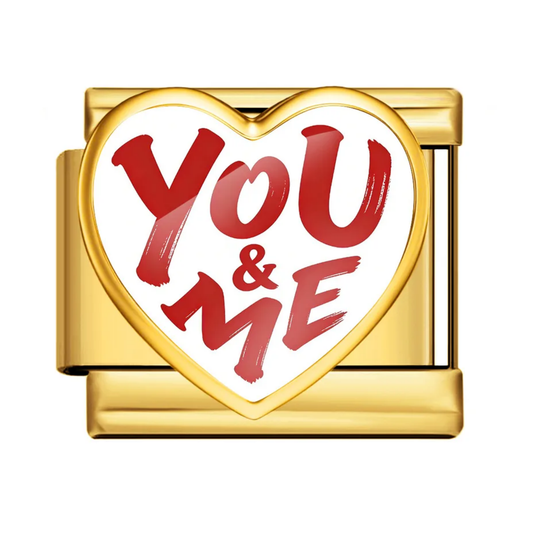 You & Me Love Italian Charm