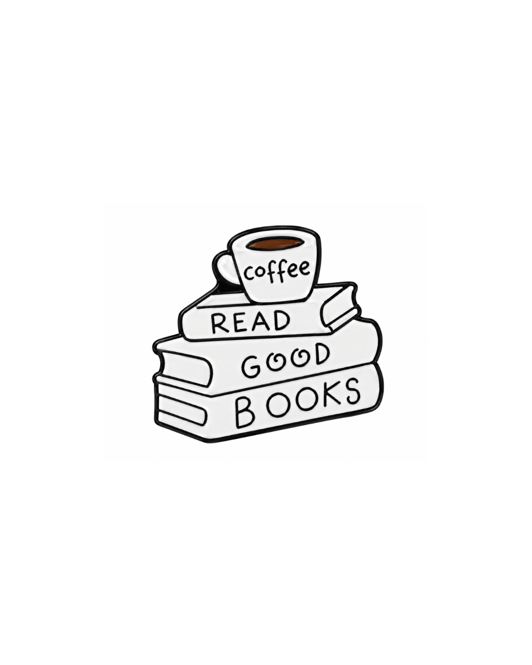 Book Lover Metal Sticker