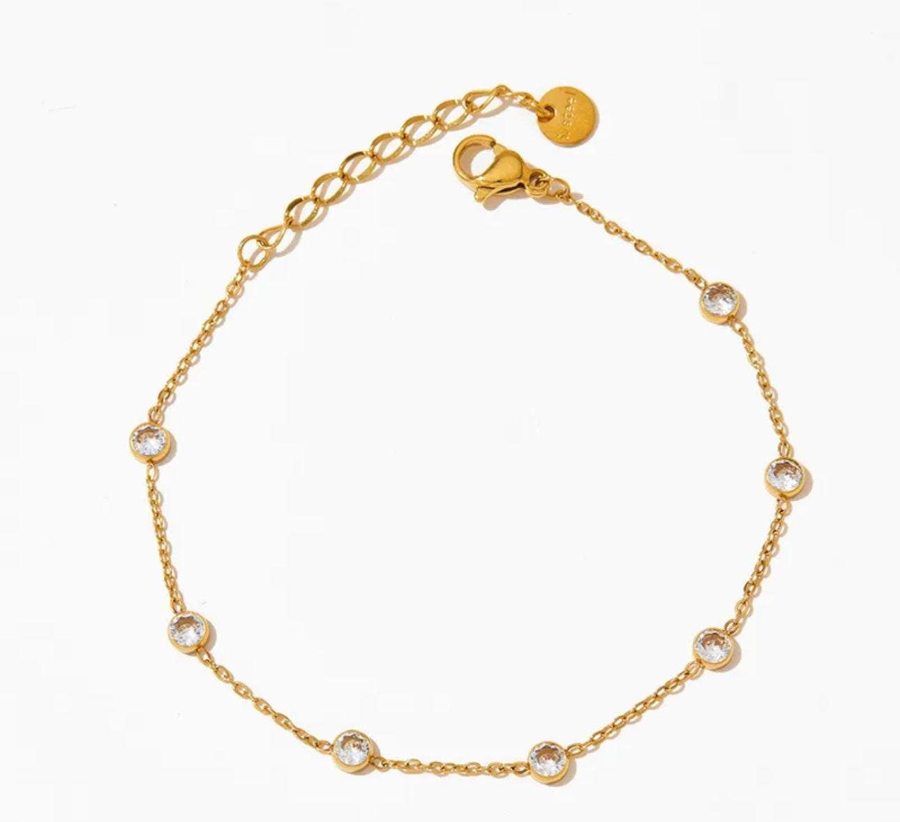 Infinity Diamond Anklet