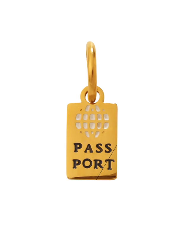 Travel Passport Charm