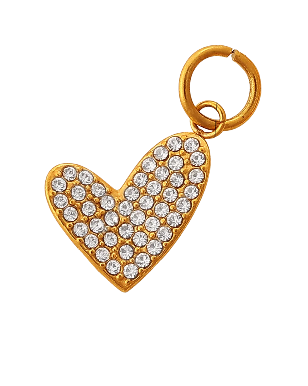 Pavé Heart Glow Charm