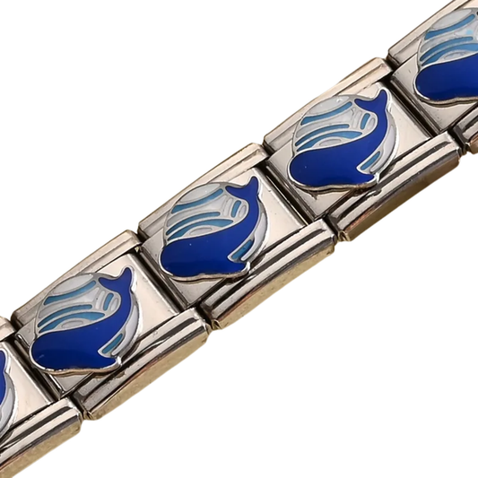 Blue Whale Italian Charm