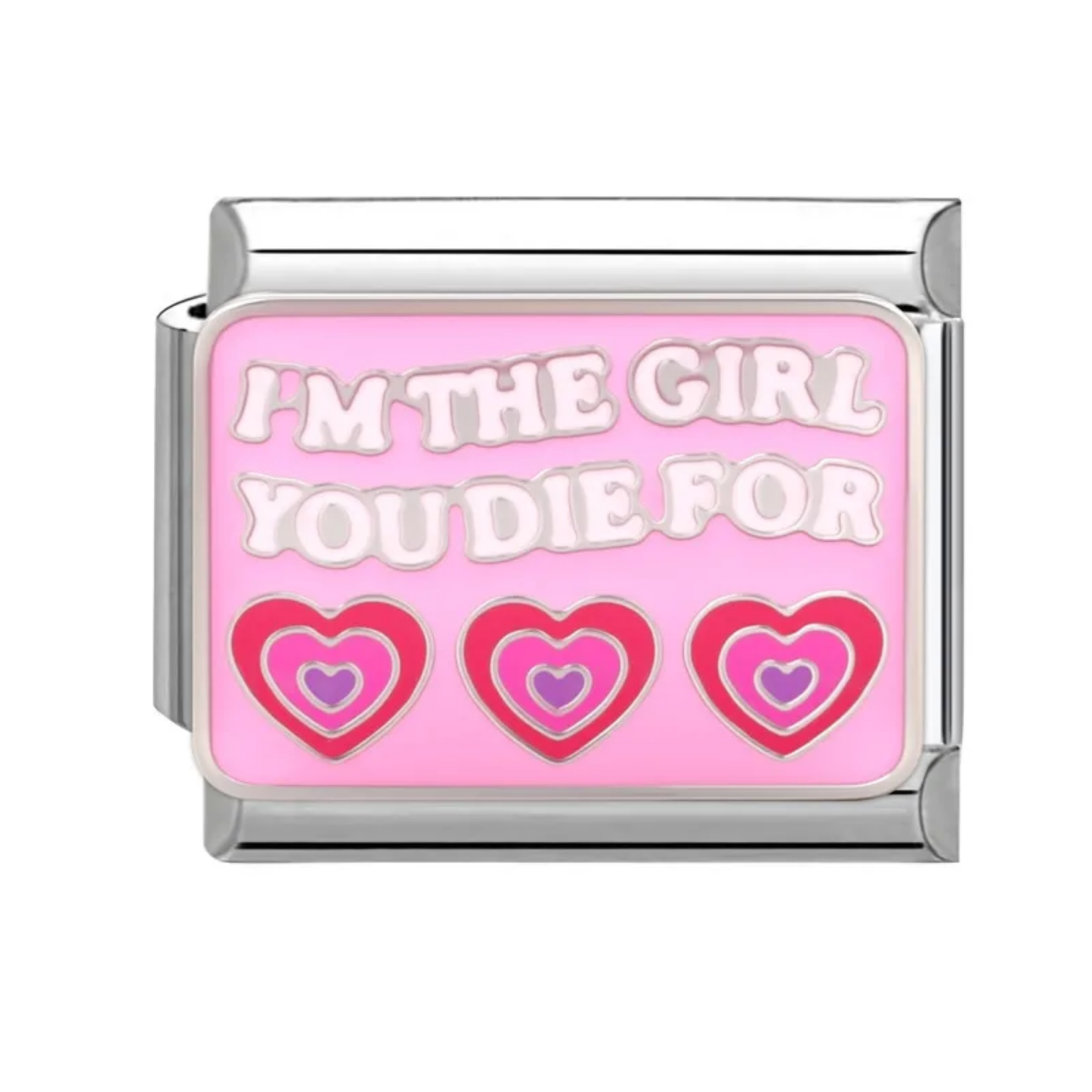 “I’m The Girl You Die For” Italian Charm