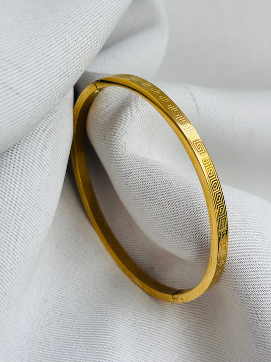 Meander Greek Bangle