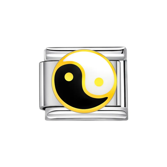 Yin Yang Italian Charm