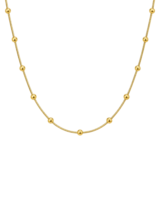 Beaded Snake Chain Necklace